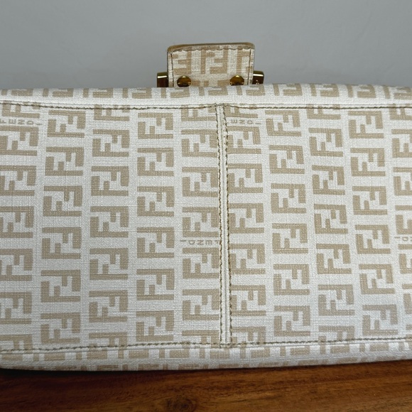 Fendi Zucchino Spalmati Forever Mama Baguette Crema Ecru limited edition - Picture 6 of 16